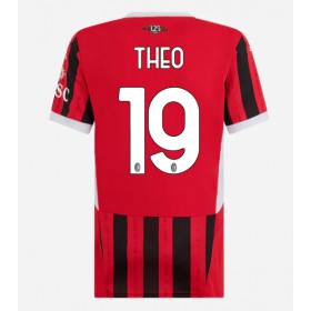 AC Milan Theo Hernandez #19 Hemmakläder Dam 2024-25 Kortärmad